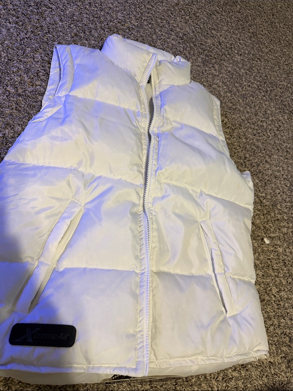 Women’s White Puffer Vest - Sleeveless Insulated Layer